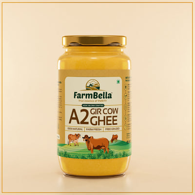 A2 Gir Cow Ghee - Made From Curd (1000ml)