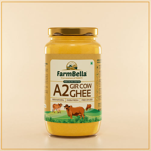 A2 Gir Cow Ghee - Made From Curd (1000ml)