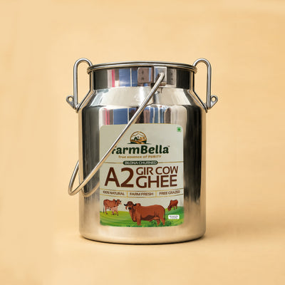 A2 Gir Cow Ghee Dolchi- Made From Curd 2.5Lt.