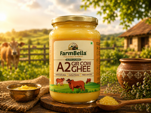 A2 Gir Cow Ghee- Made From Curd (500ml)