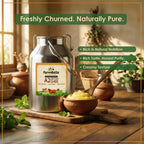 A2 Gir Cow Ghee Dolchi- Made From Curd 5Lt.