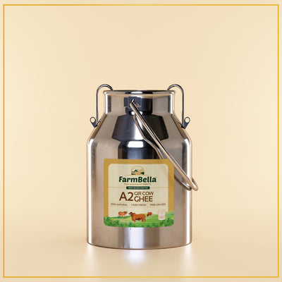 A2 Gir Cow Ghee Dolchi- Made From Curd 2.5Lt.