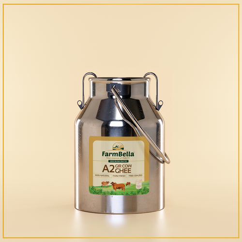A2 Gir Cow Ghee Dolchi- Made From Curd 2.5Lt.