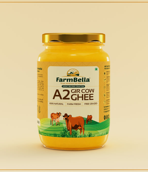 A2 Gir Cow Ghee- Made From Curd (500ml)