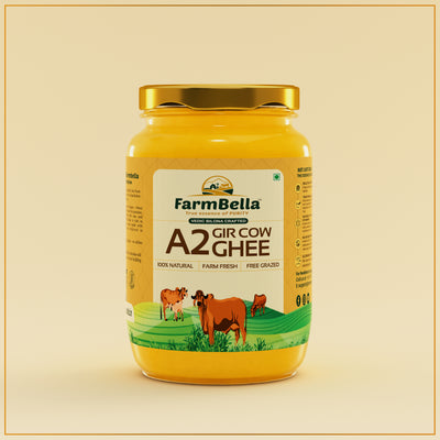 A2 Gir Cow Ghee- Made From Curd (500ml)