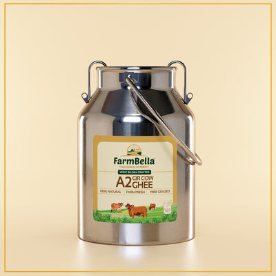A2 Gir Cow Ghee Dolchi- Made From Curd 5Lt.