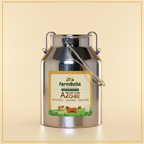 A2 Gir Cow Ghee Dolchi- Made From Curd 5Lt.