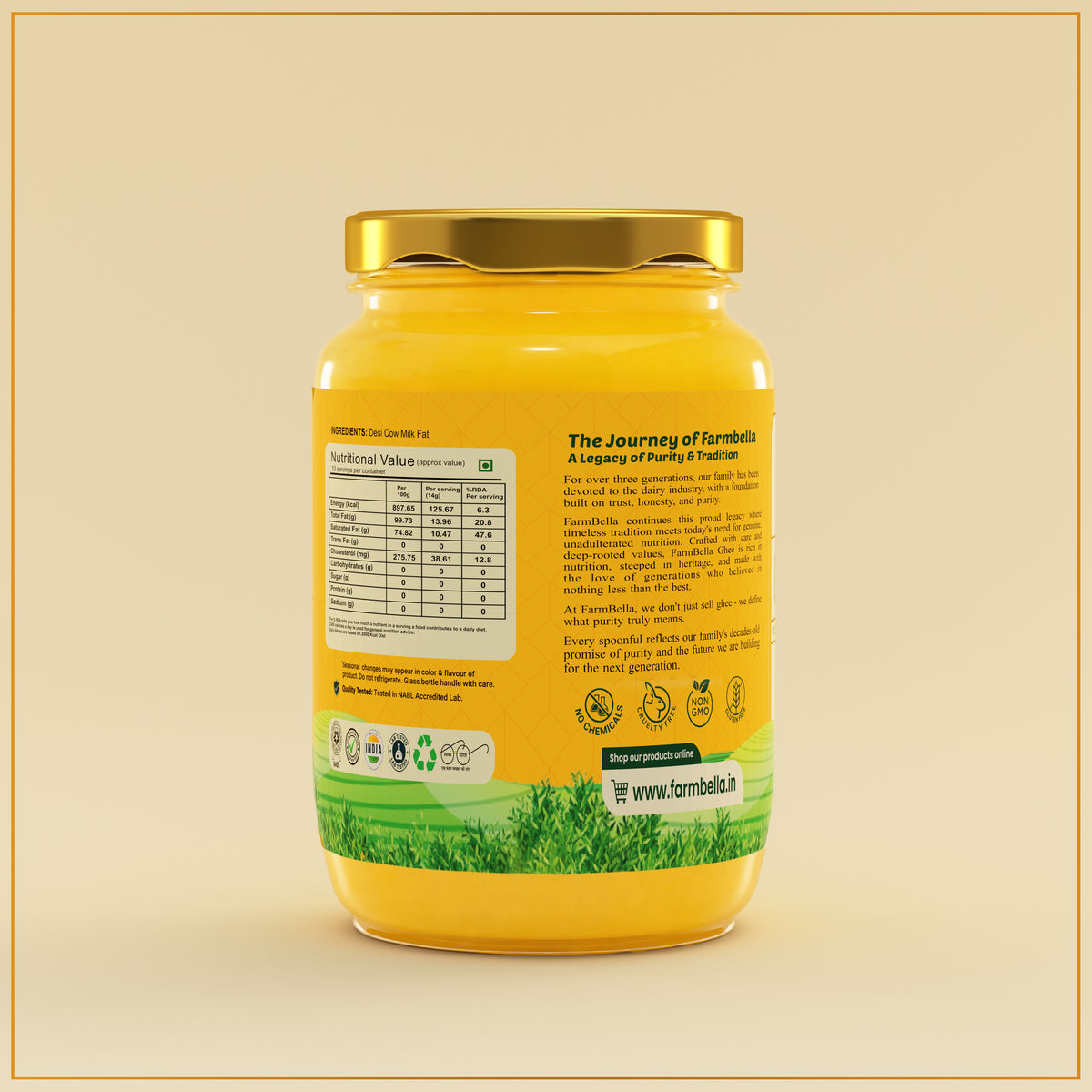 Desi Cow Ghee-500ml