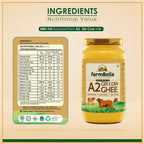 A2 Gir Cow Ghee - Made From Curd (1000ml)