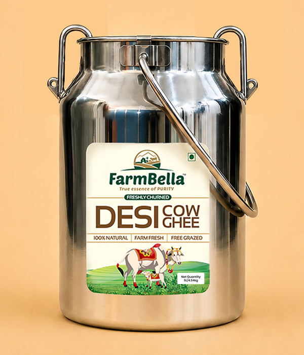 Desi Cow Ghee Dolchi - 5Lt.