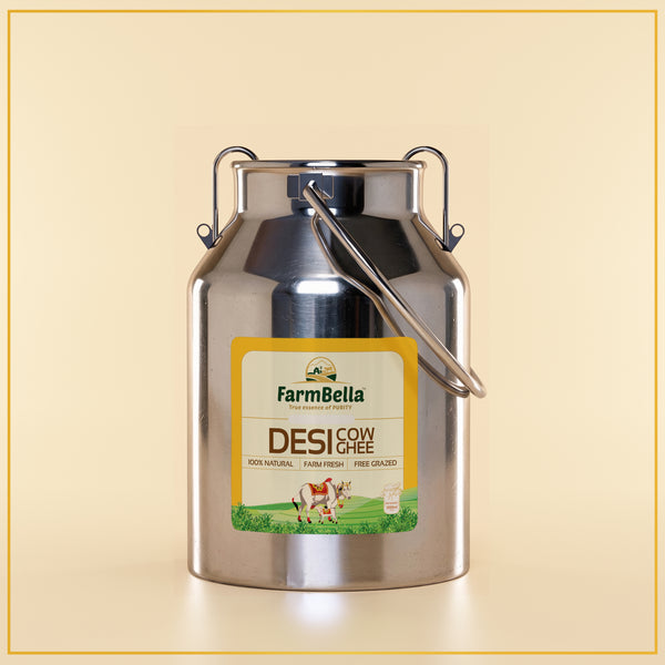 Desi Cow Ghee Dolchi - 5Lt.
