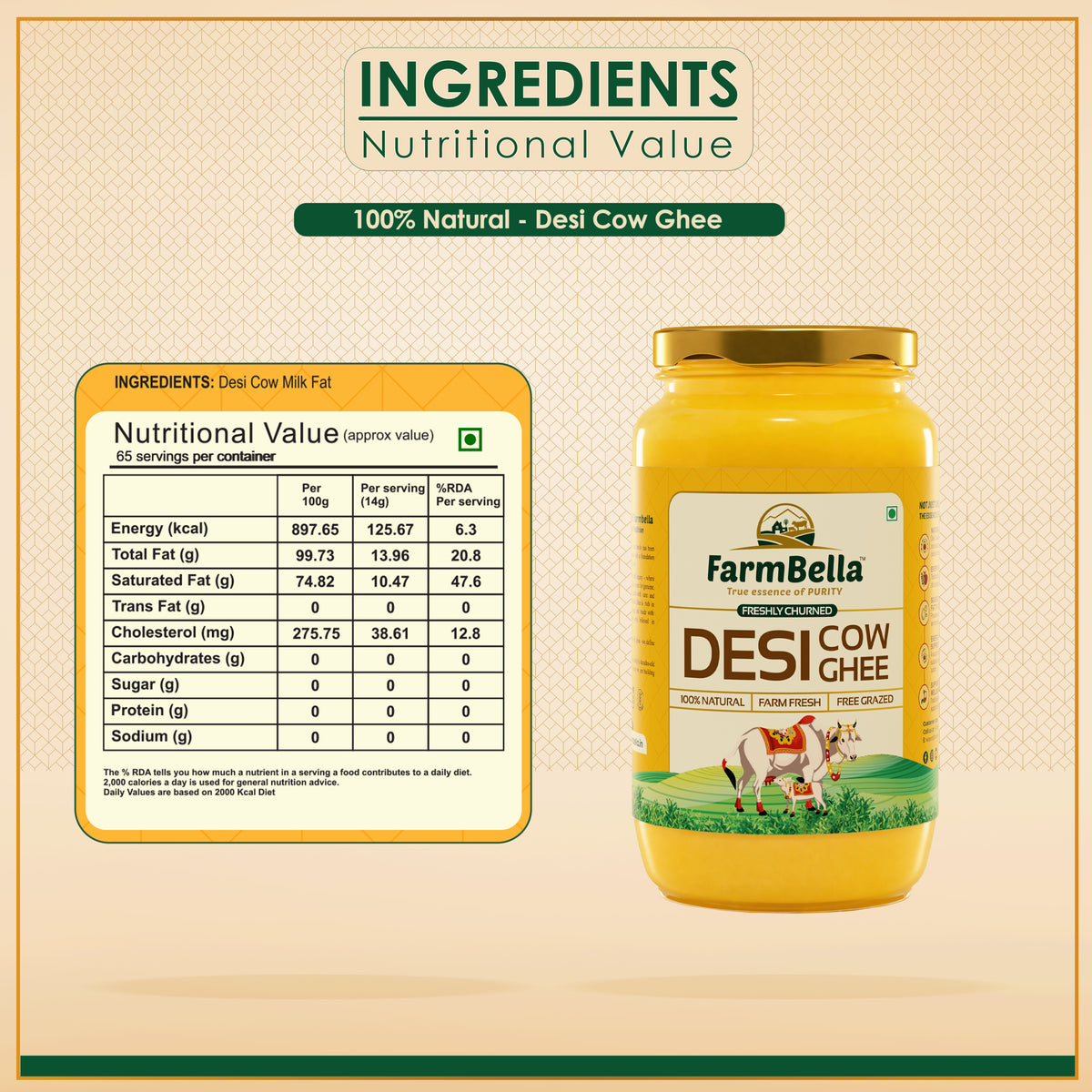 Desi Cow Ghee-1000ml